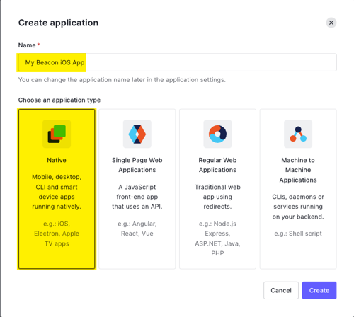 native App erstellen ausgefülltes Formular