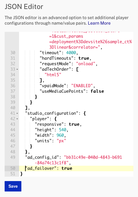 Anzeigen-Failover-Eigenschaft