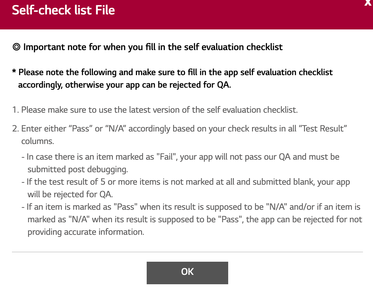 Selbstcheck Info